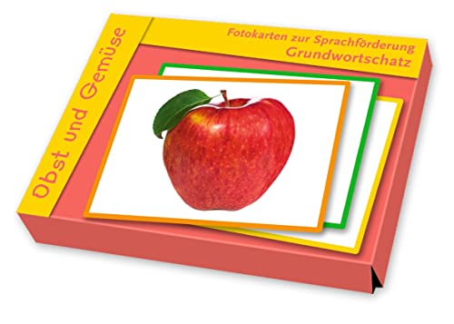Grundwortschatz – Obst und Gemüse (Fotokarten zur Sprachförderung)
